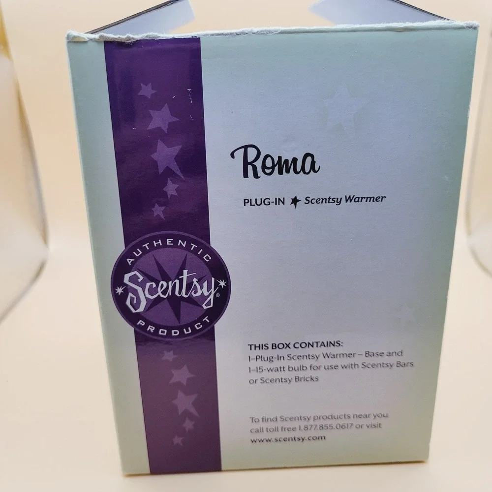 Scentsy Roma Wall Plug-In Wax Warmer Bulb Included Red NEW Open Box‎